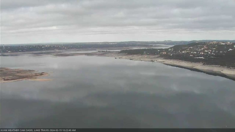 Lake Travis webcam, February 15, 2024 10:25 AM CT