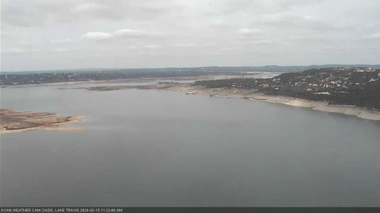 Lake Travis webcam, February 15, 2024 11:25 AM CT