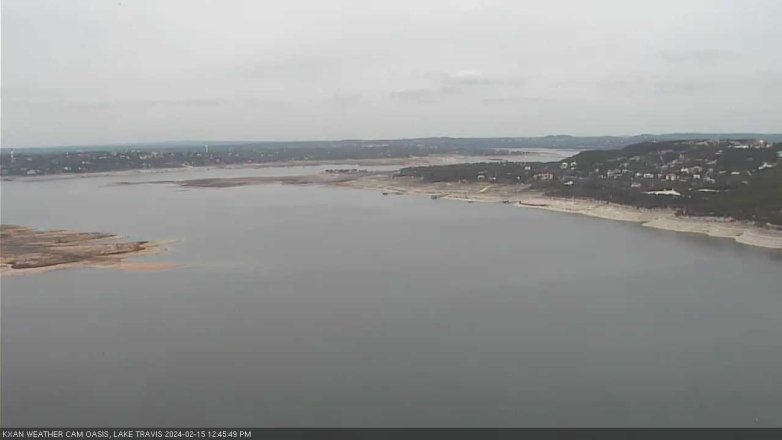 Lake Travis webcam, February 15, 2024 12:45 PM CT
