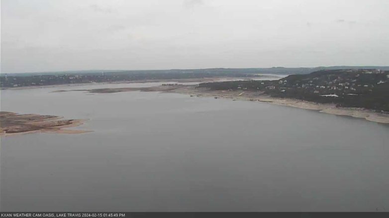 Lake Travis webcam, February 15, 2024 1:45 PM CT