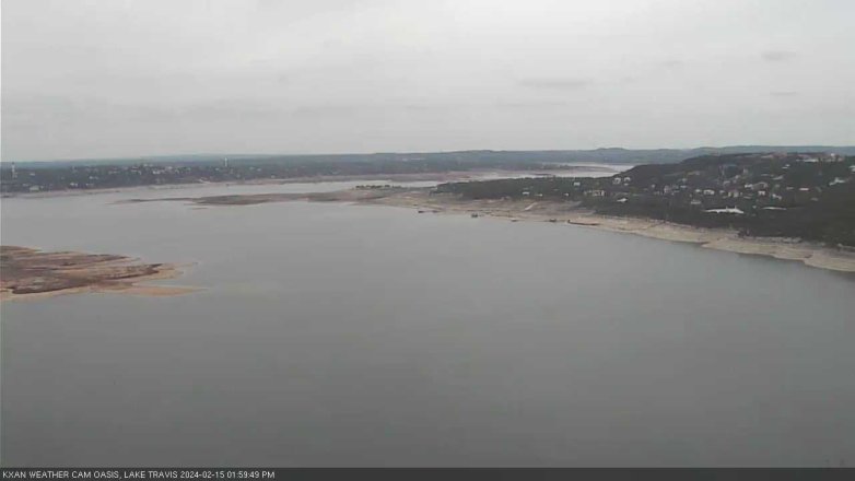 Lake Travis webcam, February 15, 2024 2:00 PM CT