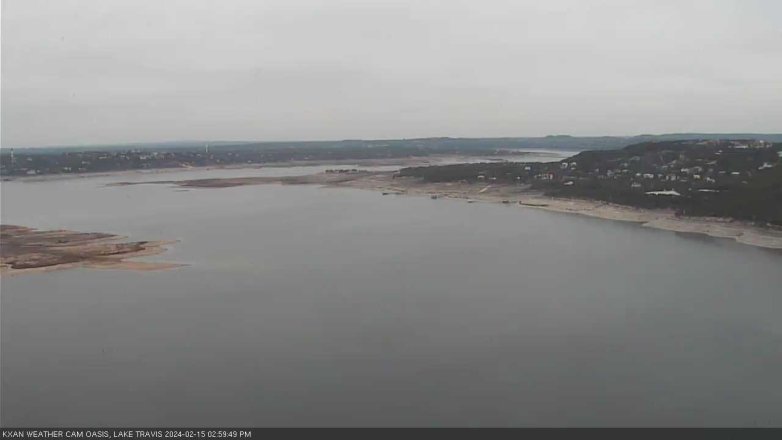 Lake Travis webcam, February 15, 2024 3:00 PM CT
