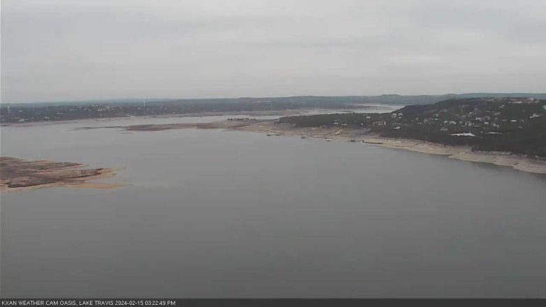 Lake Travis webcam, February 15, 2024 3:25 PM CT
