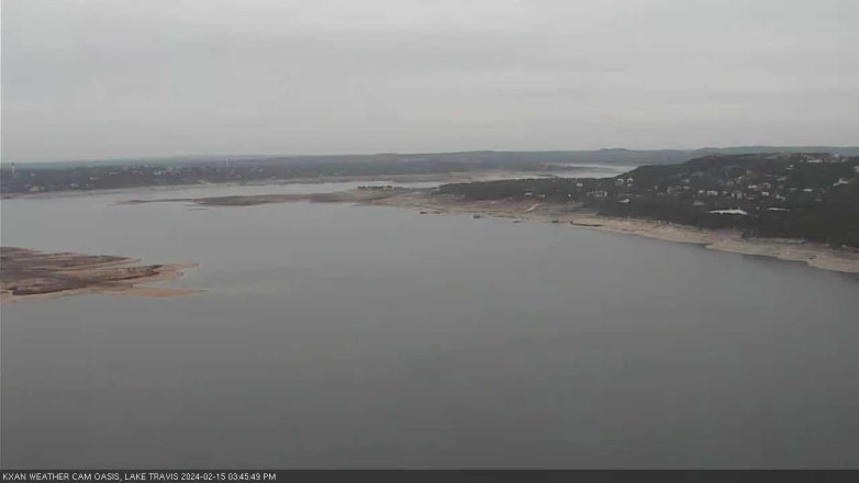 Lake Travis webcam, February 15, 2024 3:45 PM CT