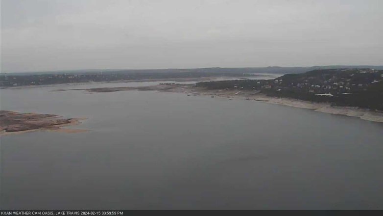 Lake Travis webcam, February 15, 2024 4:00 PM CT