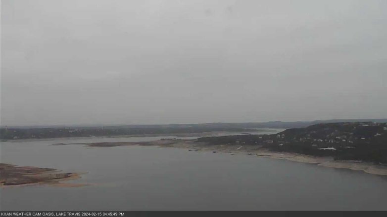 Lake Travis webcam, February 15, 2024 4:45 PM CT