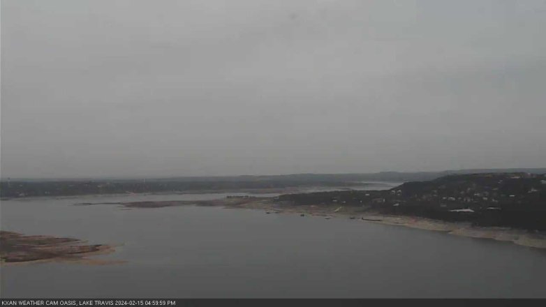 Lake Travis webcam, February 15, 2024 5:00 PM CT