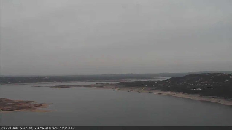 Lake Travis webcam, February 15, 2024 5:45 PM CT