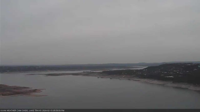 Lake Travis webcam, February 15, 2024 6:00 PM CT