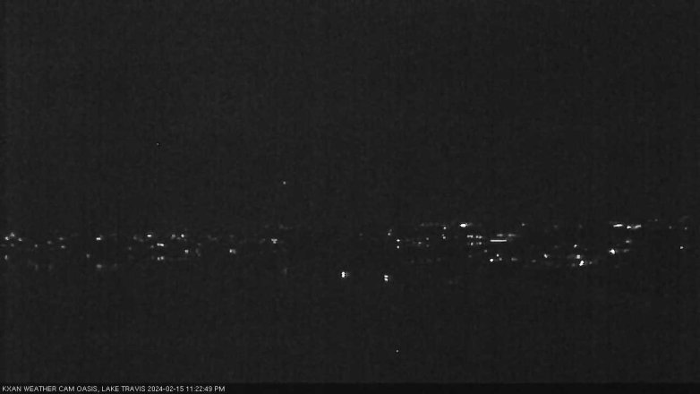 Lake Travis webcam, February 15, 2024 11:25 PM CT