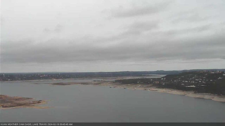Lake Travis webcam, February 16, 2024 9:45 AM CT