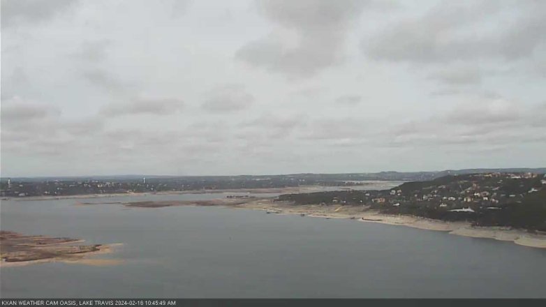 Lake Travis webcam, February 16, 2024 10:45 AM CT