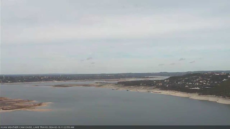 Lake Travis webcam, February 16, 2024 11:25 AM CT
