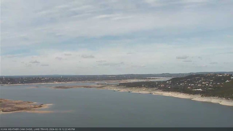 Lake Travis webcam, February 16, 2024 12:25 PM CT