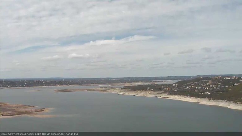 Lake Travis webcam, February 16, 2024 12:45 PM CT