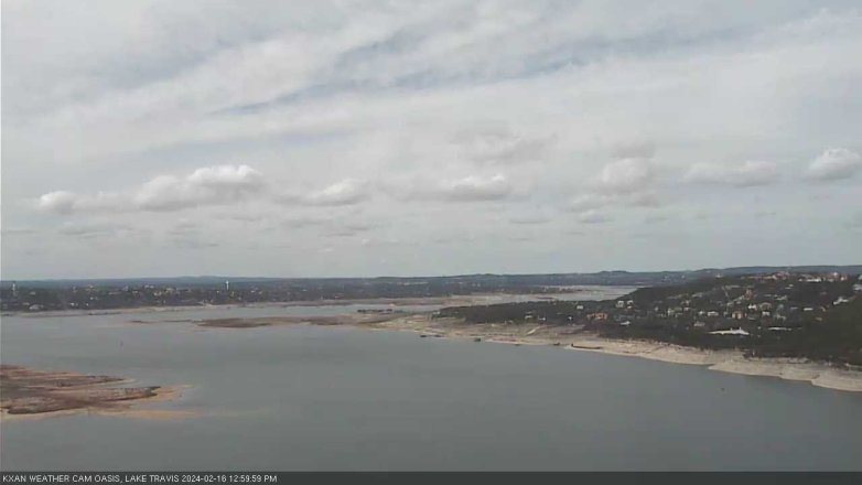 Lake Travis webcam, February 16, 2024 1:00 PM CT