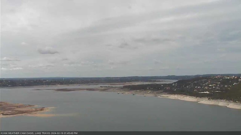 Lake Travis webcam, February 16, 2024 1:45 PM CT