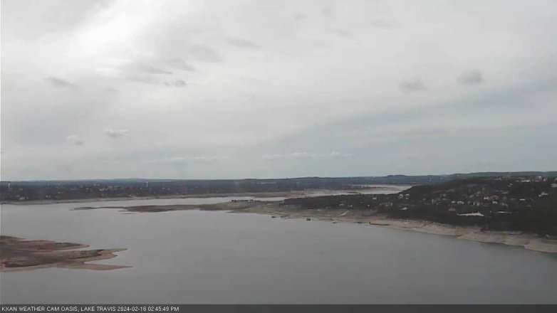 Lake Travis webcam, February 16, 2024 2:45 PM CT