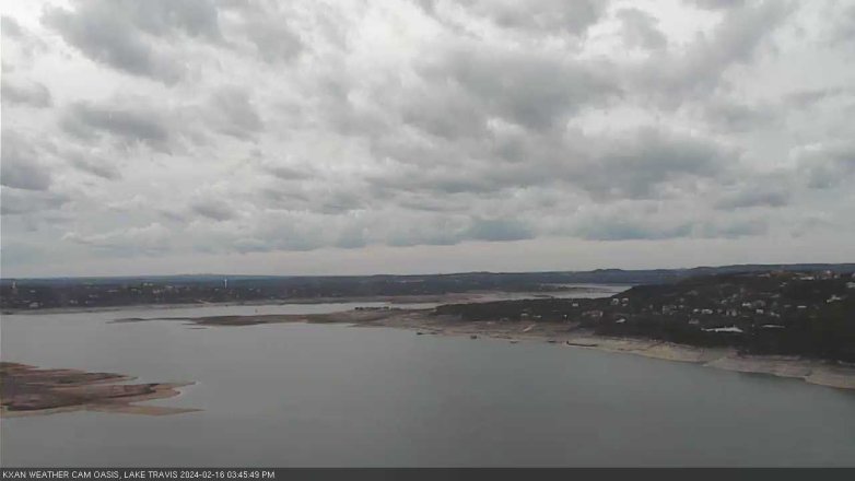 Lake Travis webcam, February 16, 2024 3:45 PM CT