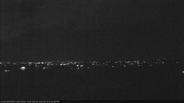 Lake Travis webcam, February 16, 2024 7:25 PM CT