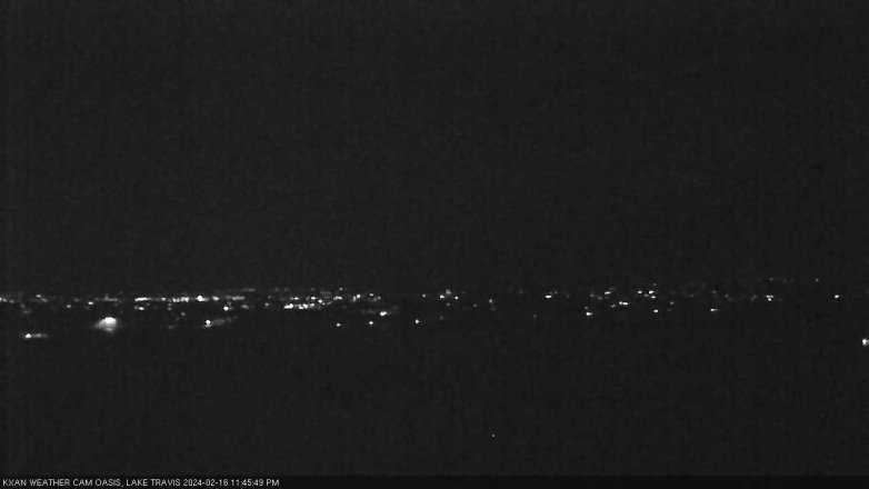 Lake Travis webcam, February 16, 2024 11:45 PM CT