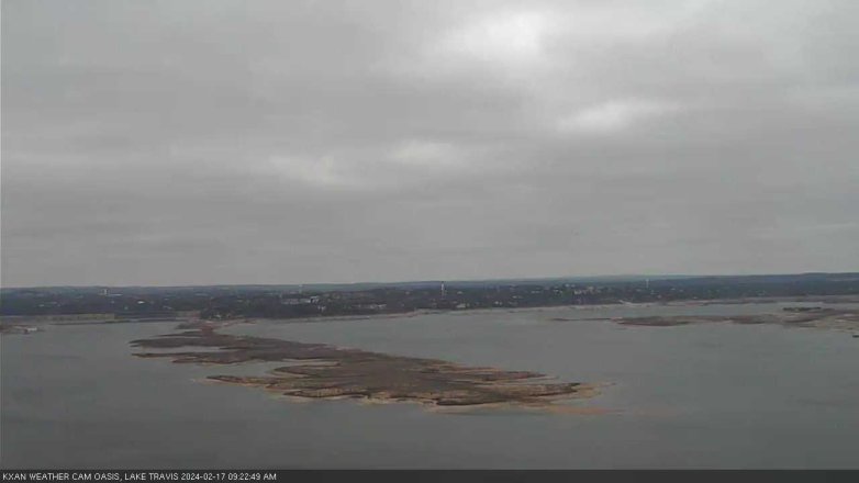 Lake Travis webcam, February 17, 2024 9:25 AM CT
