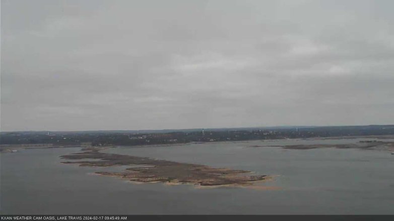 Lake Travis webcam, February 17, 2024 9:45 AM CT
