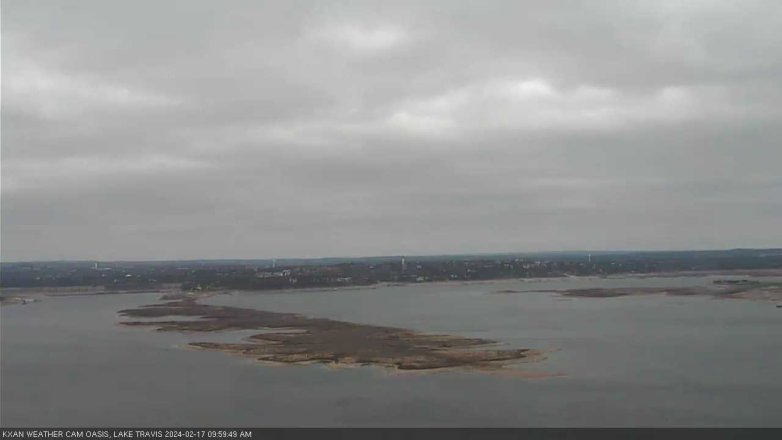 Lake Travis webcam, February 17, 2024 10:00 AM CT