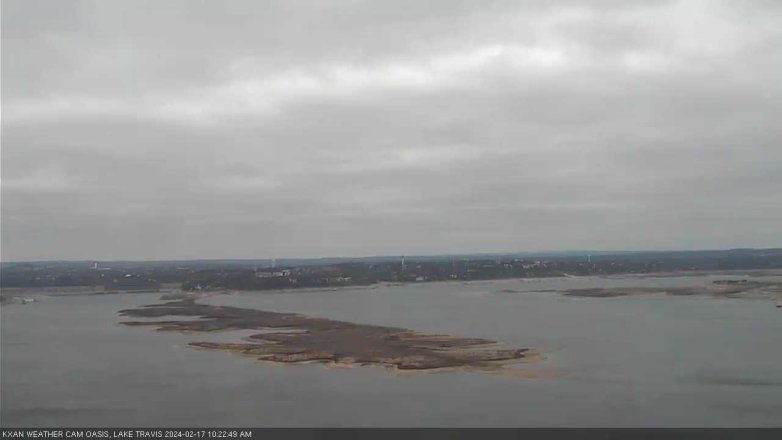 Lake Travis webcam, February 17, 2024 10:25 AM CT