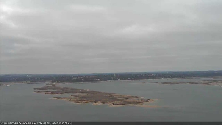 Lake Travis webcam, February 17, 2024 10:45 AM CT