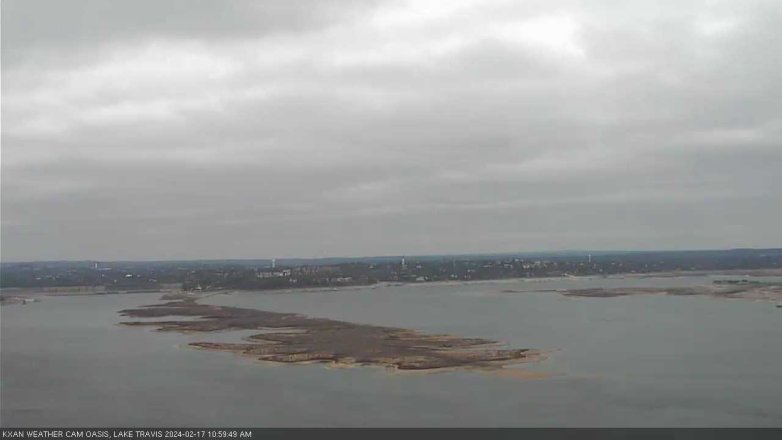 Lake Travis webcam, February 17, 2024 11:00 AM CT