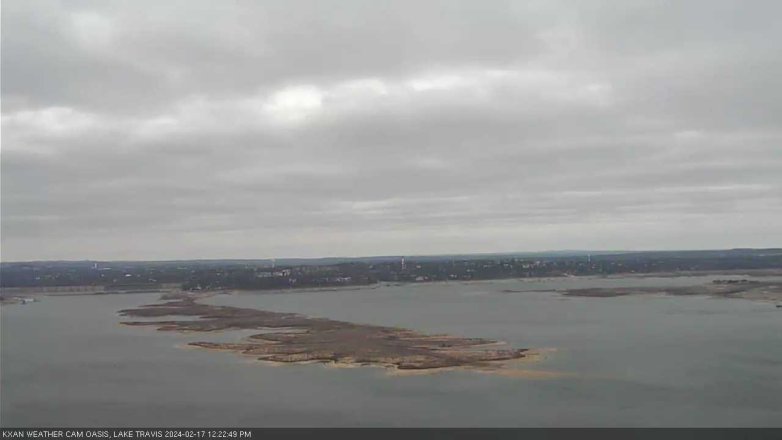 Lake Travis webcam, February 17, 2024 12:25 PM CT