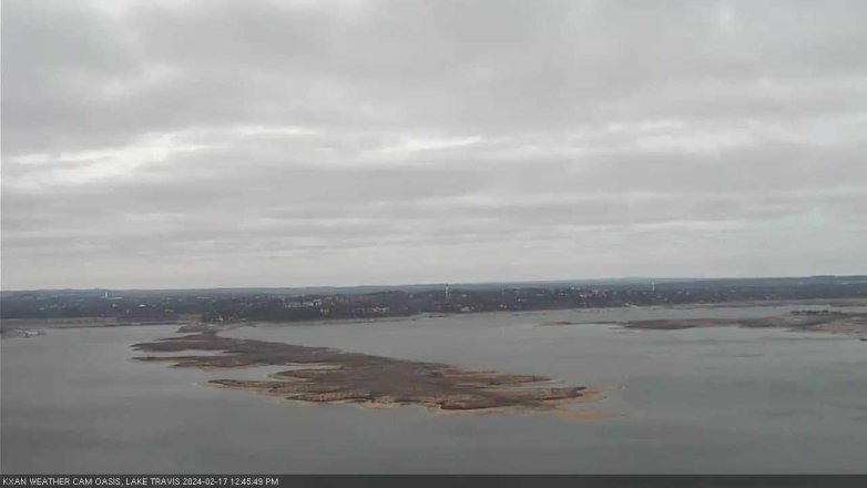 Lake Travis webcam, February 17, 2024 12:45 PM CT
