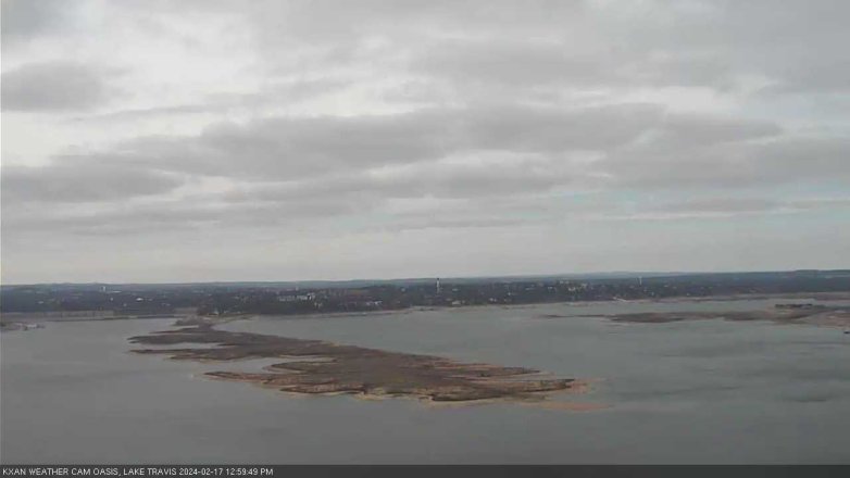 Lake Travis webcam, February 17, 2024 1:00 PM CT