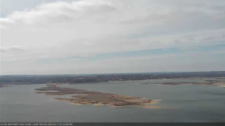 Lake Travis webcam, February 17, 2024 1:25 PM CT