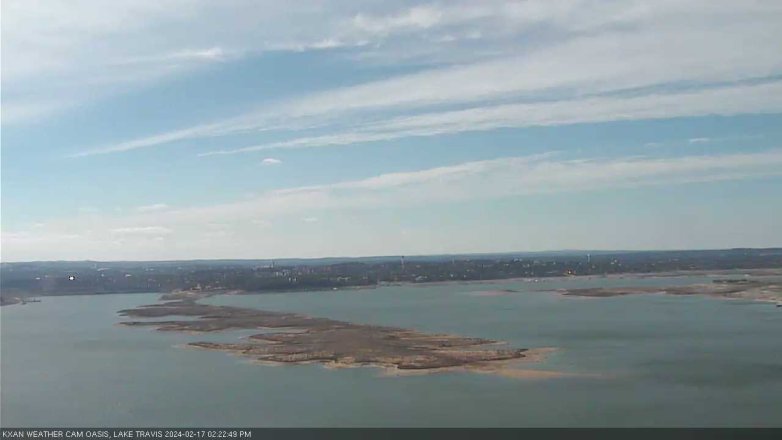 Lake Travis webcam, February 17, 2024 2:25 PM CT