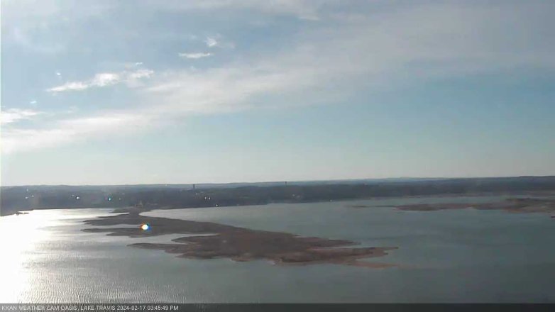 Lake Travis webcam, February 17, 2024 3:45 PM CT