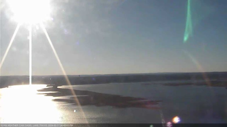 Lake Travis webcam, February 17, 2024 4:45 PM CT