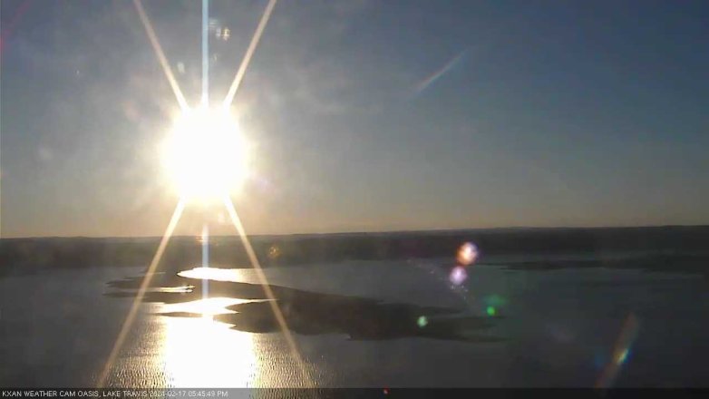 Lake Travis webcam, February 17, 2024 5:45 PM CT