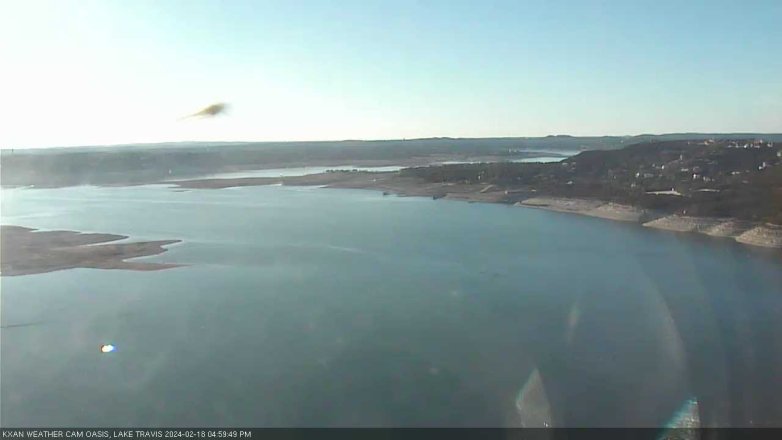 Lake Travis webcam, February 18, 2024 5:00 PM CT