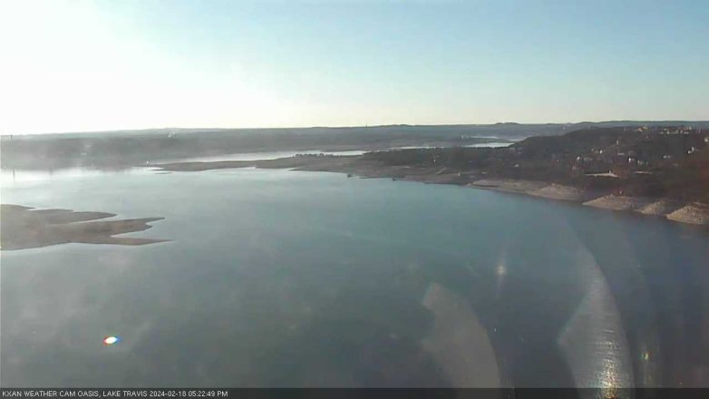 Lake Travis webcam, February 18, 2024 5:25 PM CT