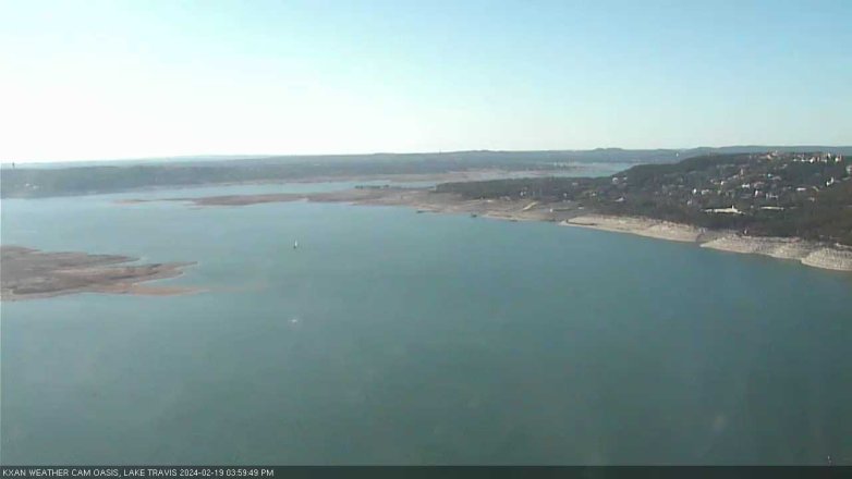 Lake Travis webcam, February 19, 2024 4:00 PM CT