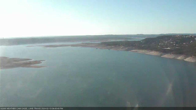 Lake Travis webcam, February 19, 2024 4:45 PM CT