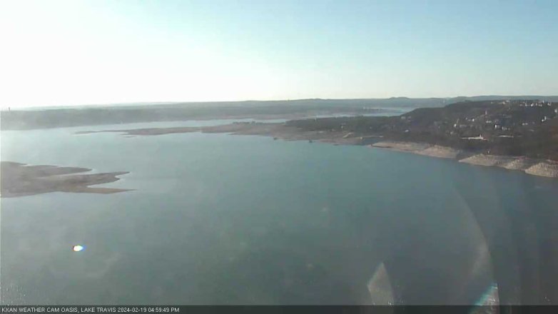 Lake Travis webcam, February 19, 2024 5:00 PM CT