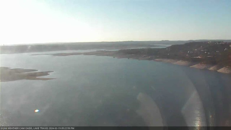 Lake Travis webcam, February 19, 2024 5:25 PM CT