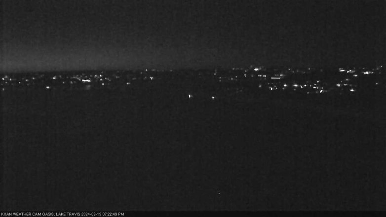 Lake Travis webcam, February 19, 2024 7:25 PM CT