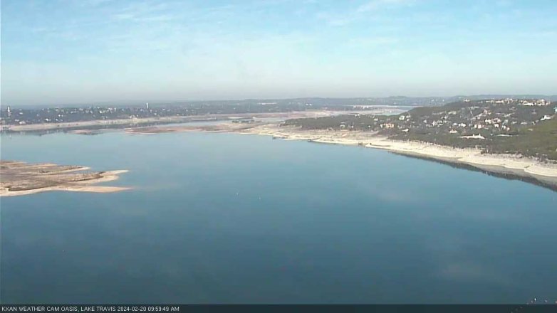 Lake Travis webcam, February 20, 2024 10:00 AM CT