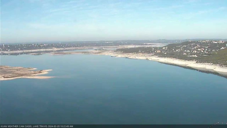 Lake Travis webcam, February 20, 2024 10:25 AM CT