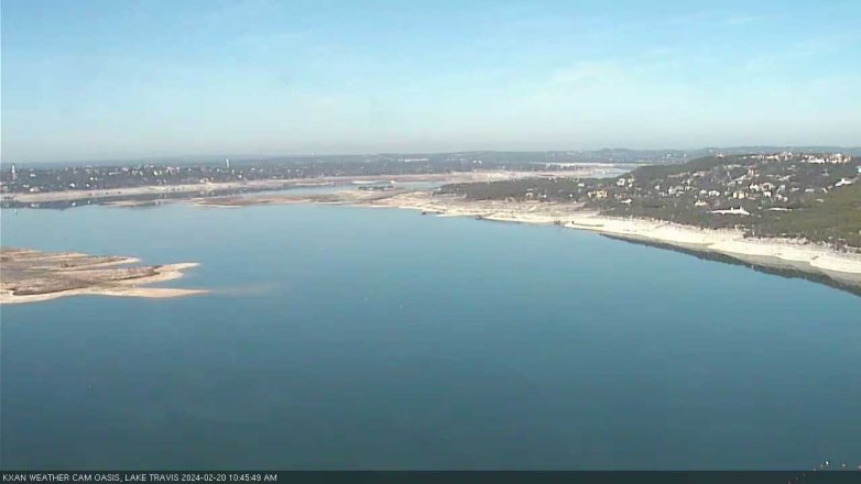 Lake Travis webcam, February 20, 2024 10:45 AM CT