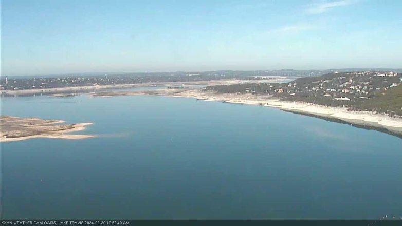 Lake Travis webcam, February 20, 2024 11:00 AM CT